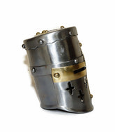 Medieval Crusader Templar Knight Armour Mini Helmet Home Tabletop Decor Item
